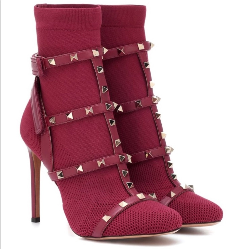 Authentic Valentino Rockstud sock boots